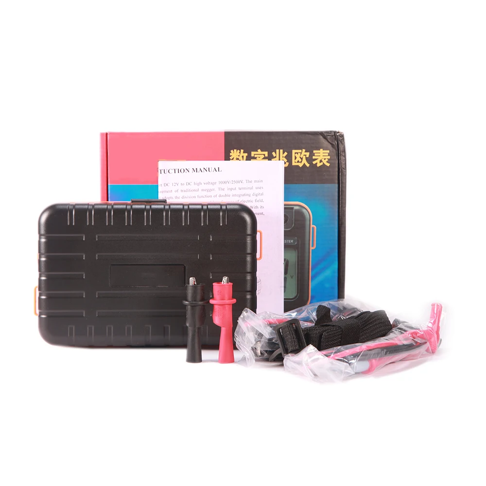 Цифровой тестер сопротивления изоляции VC60D измеритель короткого замыкания 2500 В