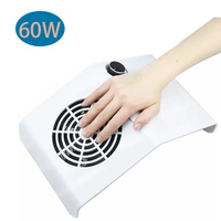 60w powerful white nail dust removal vacuum cleaner dust collector manicure equipment nail salon tools and dust bag