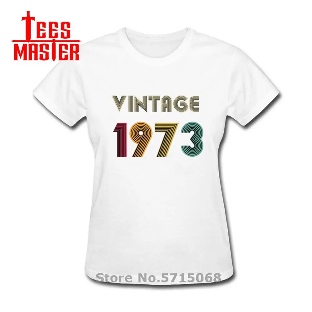 Пользовательские День благодарения Лучший подарок футболки 1973 в винтажном стиле