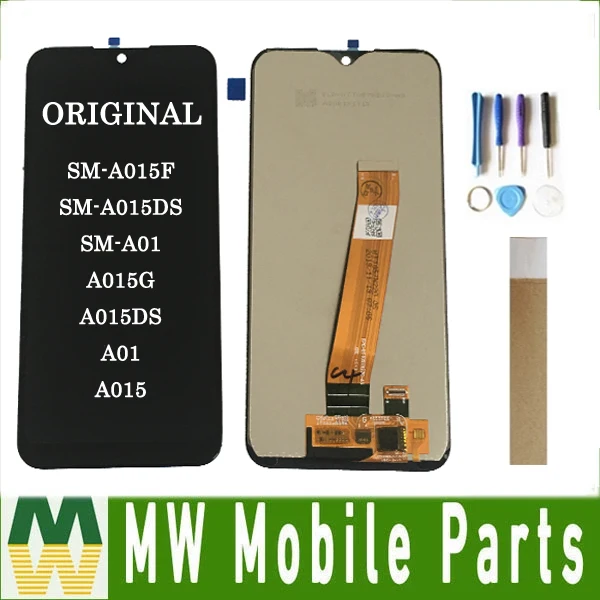 

Original For Samsung Galaxy A01 A015 SM-A015F SM-A015DS SM-A01 A015G A015DS LCD Display Touch Screen Sensor