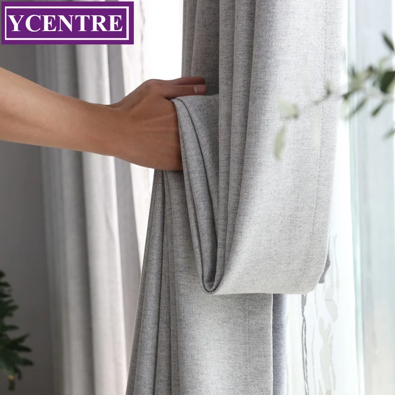 

Шторы YCENTRE из искусственного льна для гостиной, 80-90%