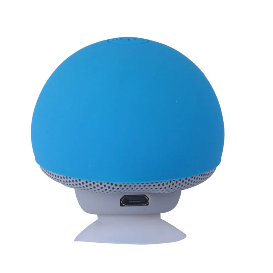 Беспроводной Bluetooth мини динамик Гриб водонепроницаемый силиконовый всасывающий