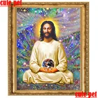 Обои Иисус 5d религия икона St полная Алмазная мозаика украшение для дома Diy Алмазная Живопись Вышивка крестом Алмазная вышивка