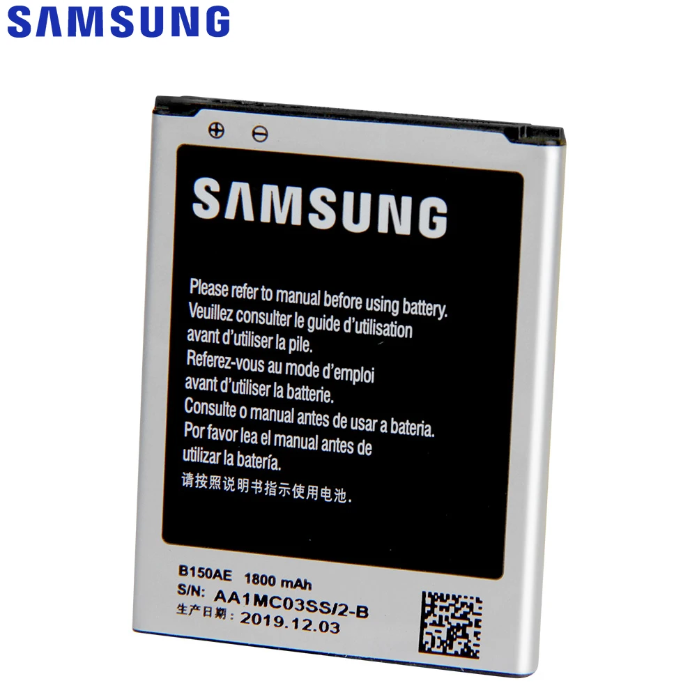 Аккумулятор SAMSUNG B150AE B150AC для Samsung GALAXY Trend3 G3502 G3508 G3509 I8260 SM-G350E G350E G350 1800 мАч оригинал |
