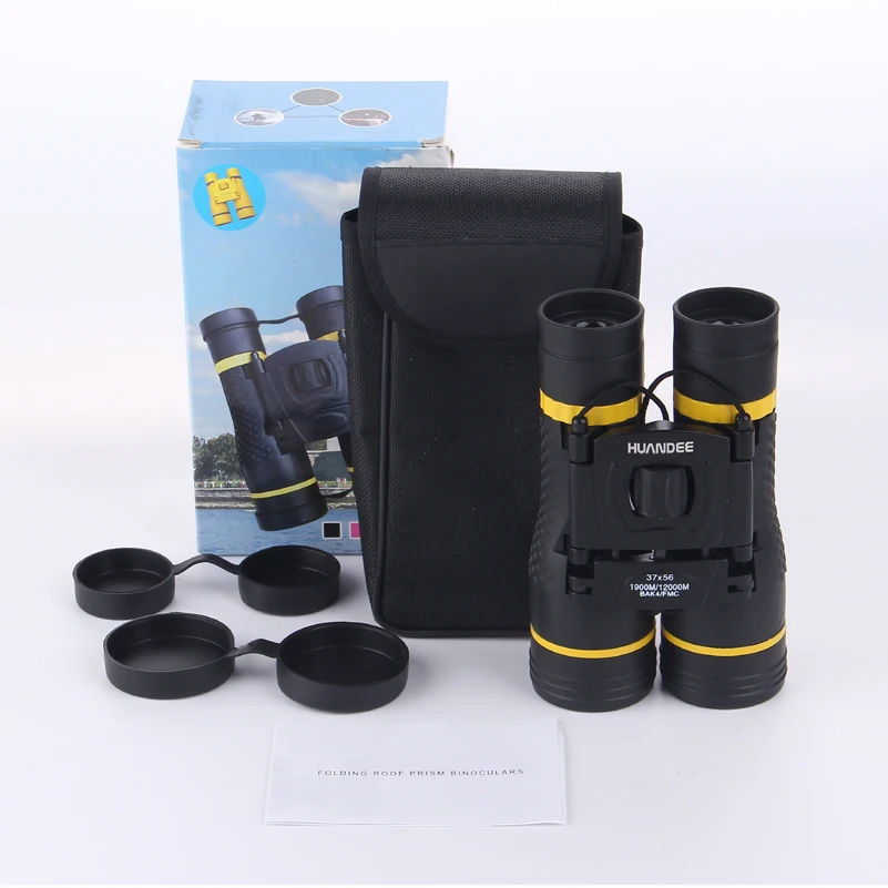 

HUANDEE 37X56 telescopio professional binoculars zoom high power scope telescopes waterproof hunting binocular telescope