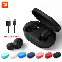 Xiaomi Redmi Airdots Xiaomi Bluetooth беспроводные стерео наушники Голосовое управление Bluetooth 5,0 шумоподавление управление