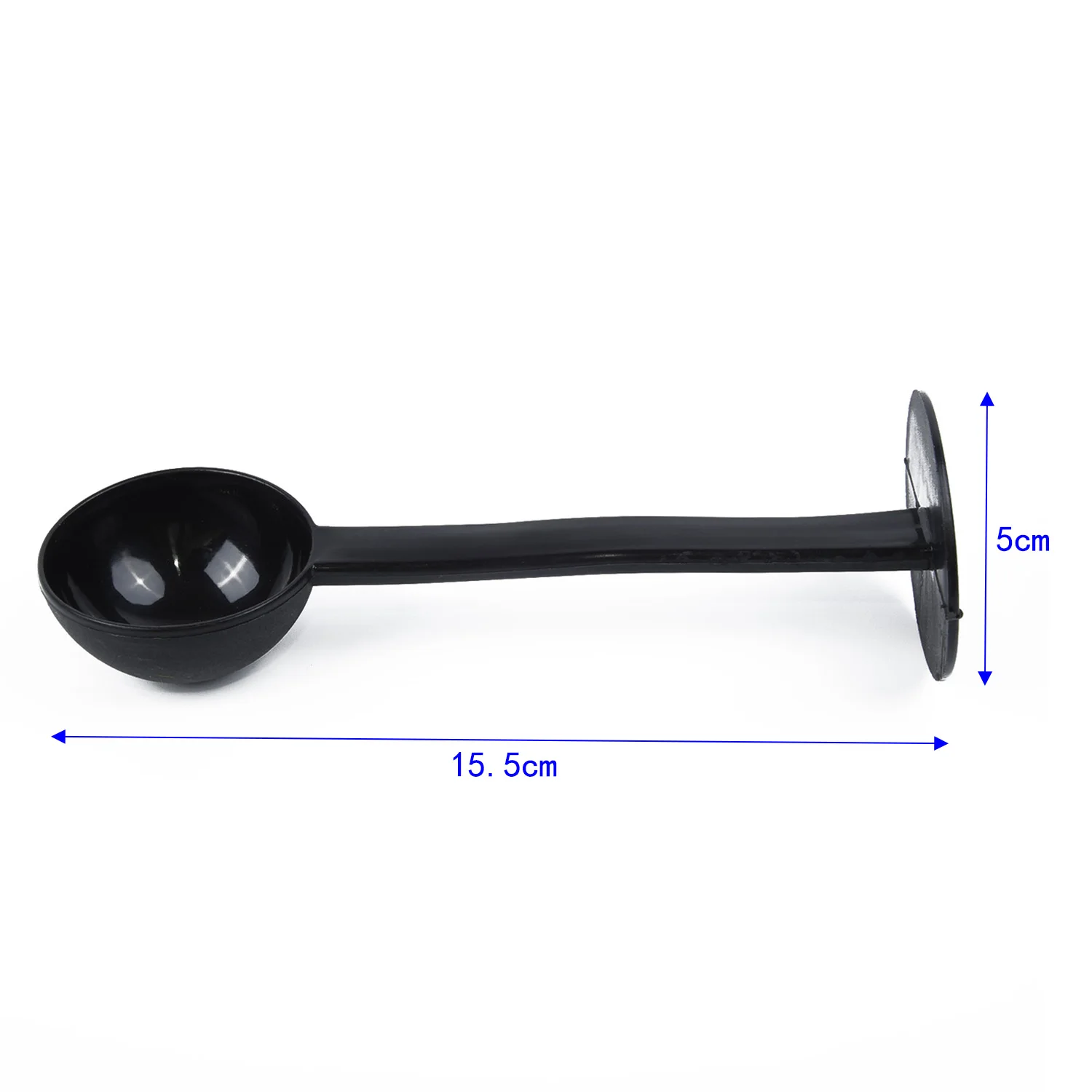 

1pc Coffee Spoon 15.5CM Measuring PP Tamping Scoop Coffee Tamper Black Tools