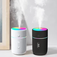 portable 220ml electric air humidifier aroma oil diffuser usb cool mist sprayer with colorful night light for home car
