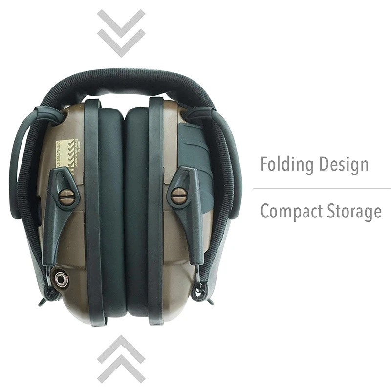 Шумоподавляющие Электронные Наушники NRR 22DB уличные наушники ударопрочные с