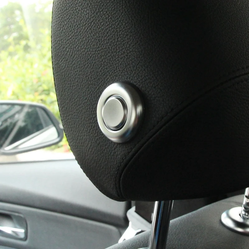 Крышка кнопки регулировки подголовника хромированная формовочная Накладка для