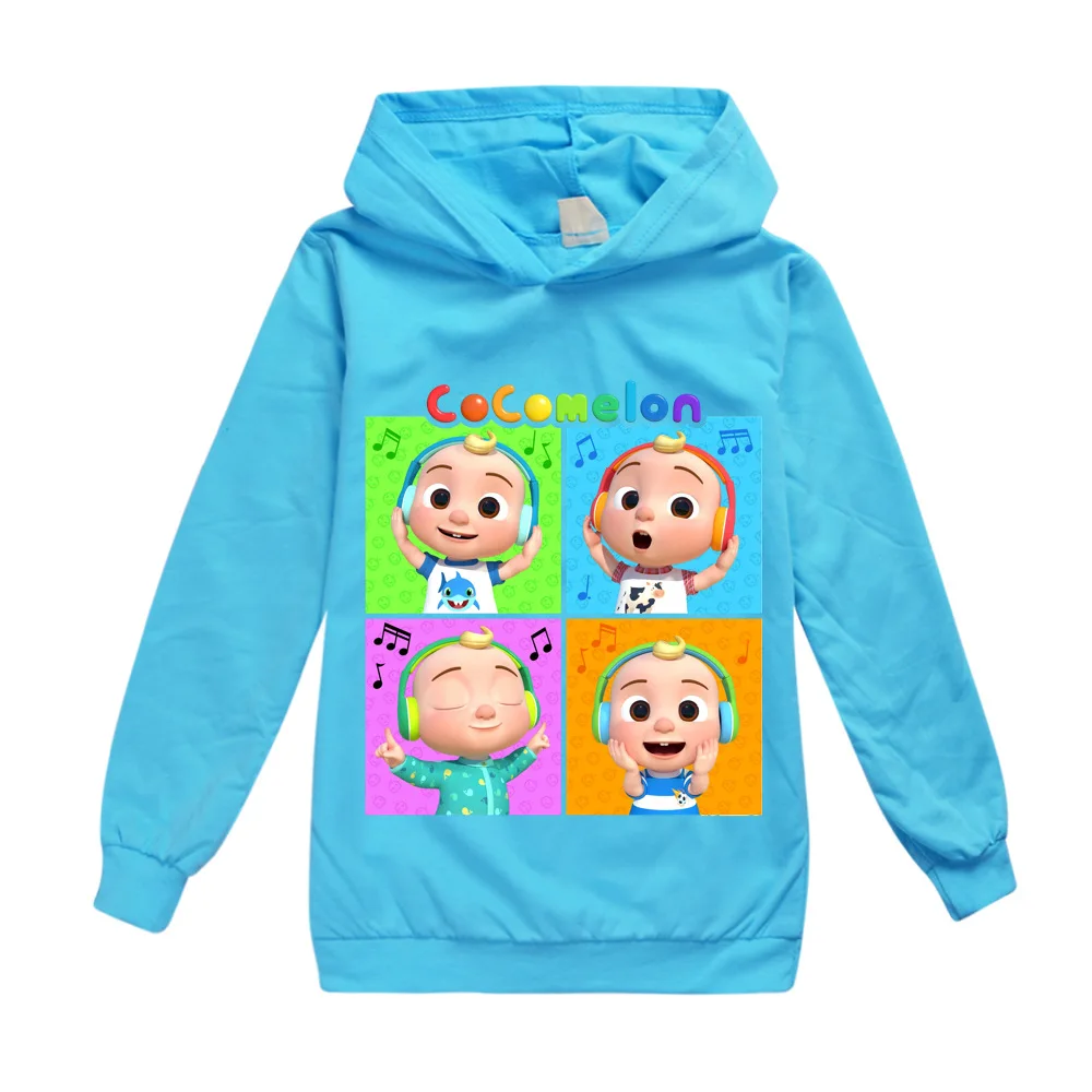 

Kids Girls Sweatshirt Spring Autumn Top Boys Hoodies cocomelon Hoodie Long Sleeve T-shirt Teens Kids Clothes Children's Clothing