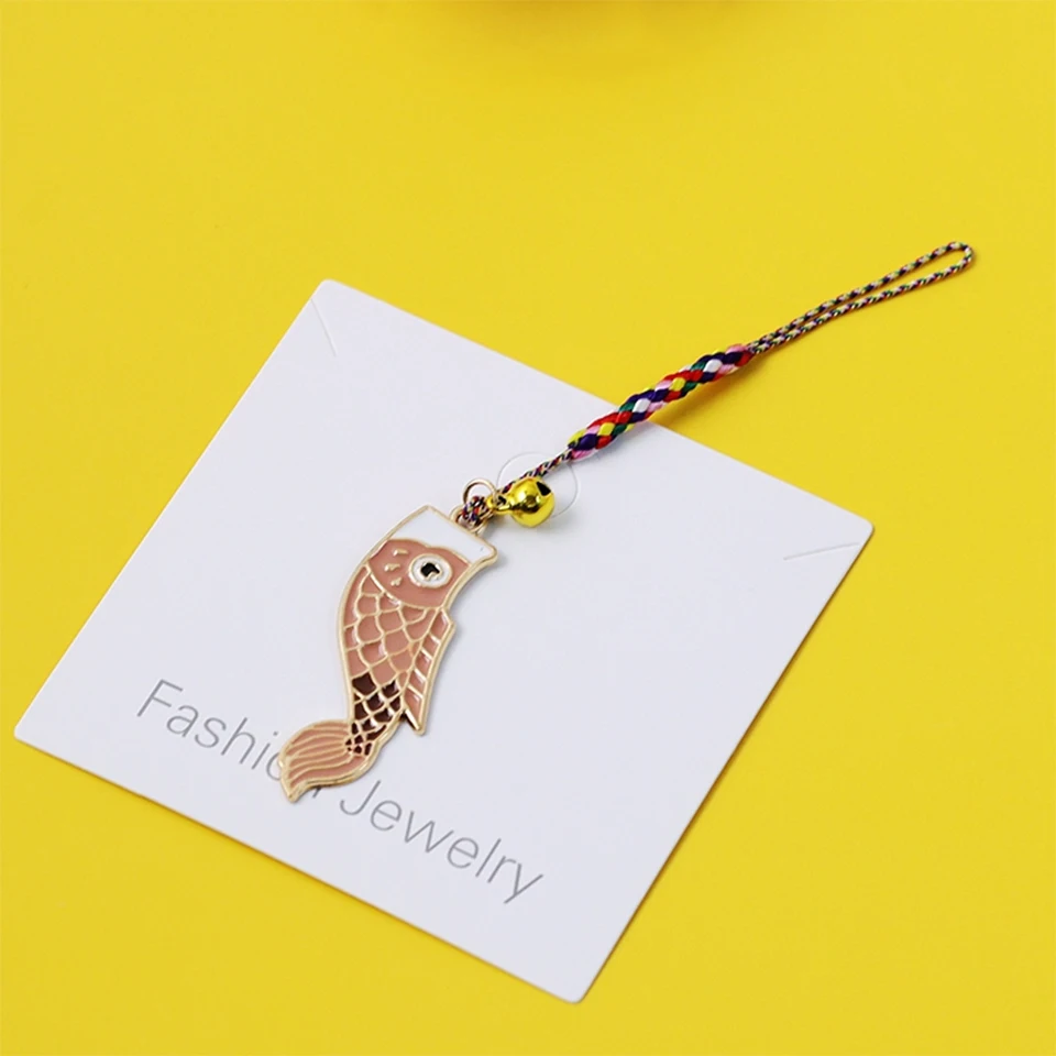 

Japanese Style Smart phone Strap Lanyards for iPhone Samsung Xiaomi Mobile Phone Strap Rope Lucky Fish Decoration Phone Charm