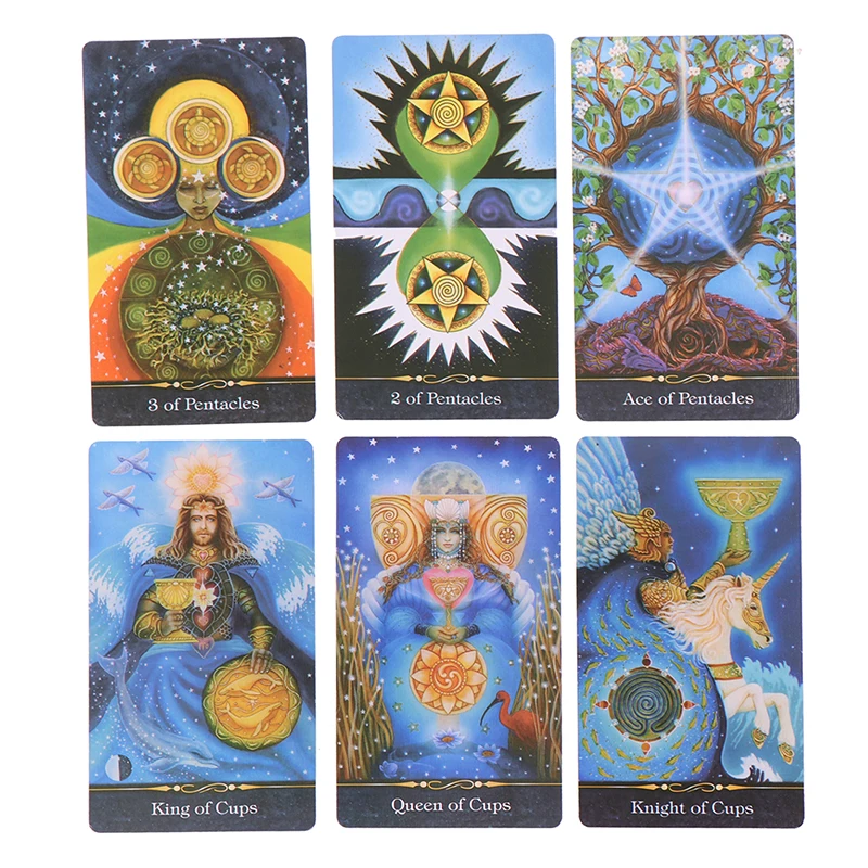 

The Star Tarot Cards Prophecy Divination Deck Entertainment Party Board Game cards