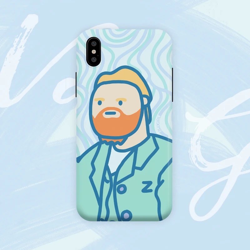Чехол Van Gogh TPU для iPhone X XS чехол Max XR тонкий прозрачный абстрактный задний мягкий s 11