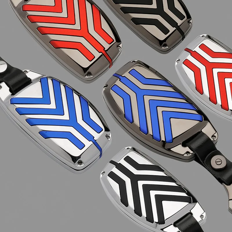 

New Zinc alloy key case car key cover for Hyundai i10 i20 i30 HB20 IX25 IX35 IX45 high quality smart key Car styling