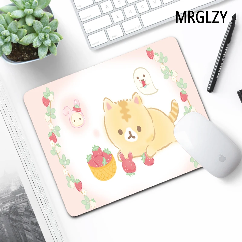 MRGLZY мультяшный Кот Прямая поставка несколько размеров маленький коврик для мыши