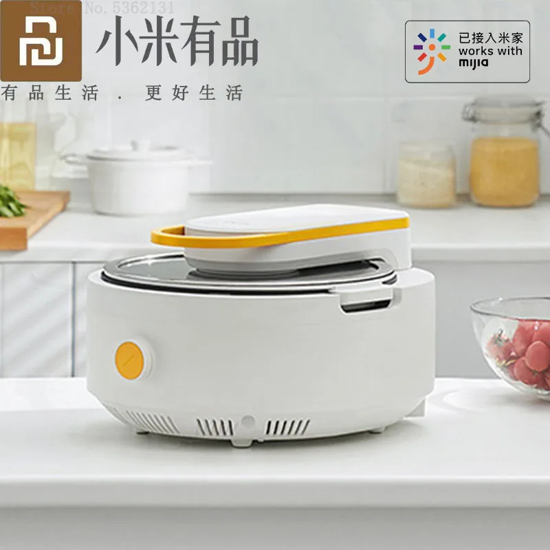 

Youpin Solista Electric Intelligent Automatic Stir Frying Machine Work With Mijia APP Non-stick Cooking Wok Pot Multi Cooker Pot