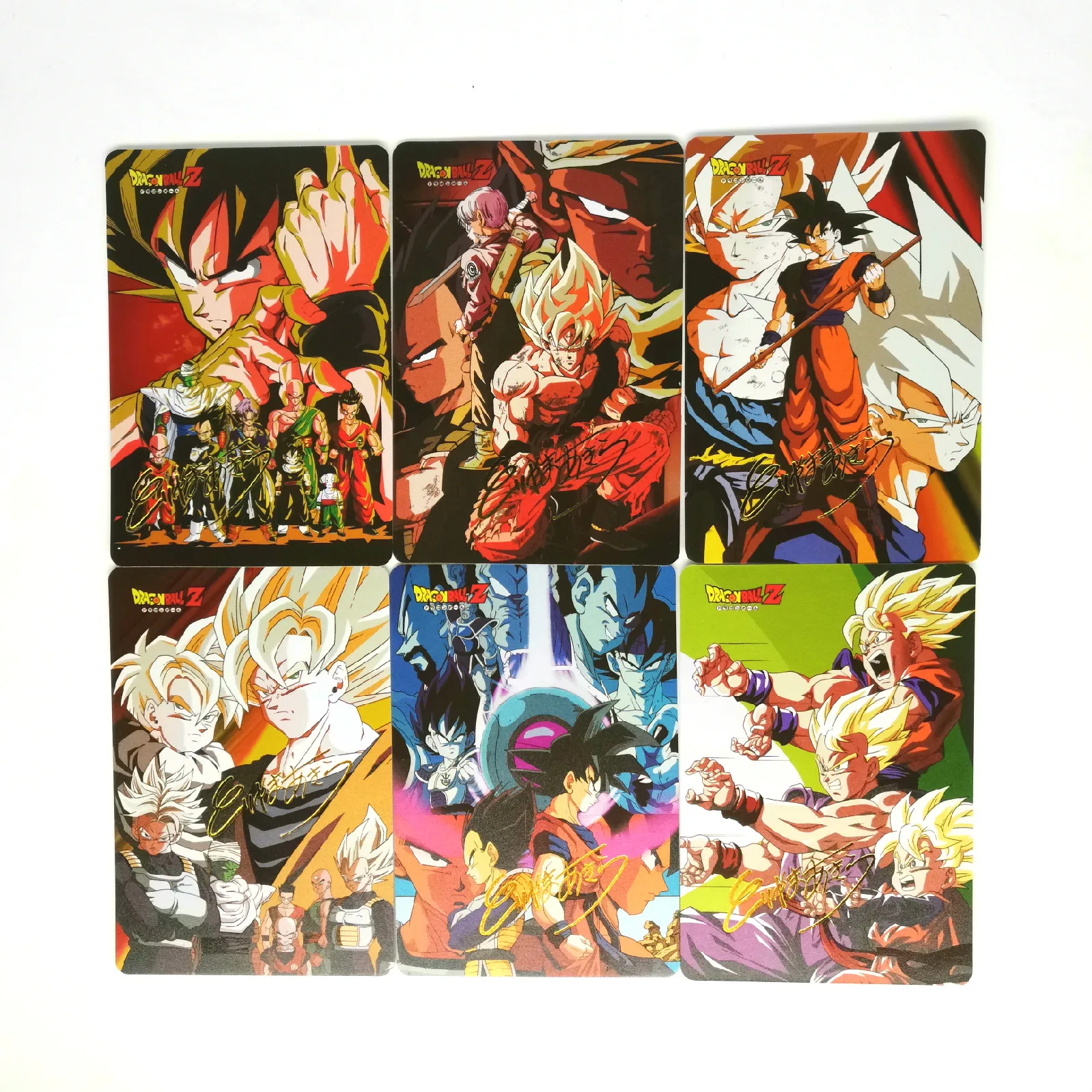 9 шт./компл. супер Dragon Ball Z Торияма Акира Подпись героев карточной ультра инстинкт