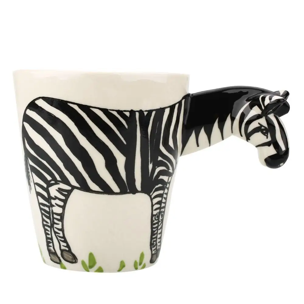 Милые кружки Креативные 3D стерео животные керамический лист музыка свобода