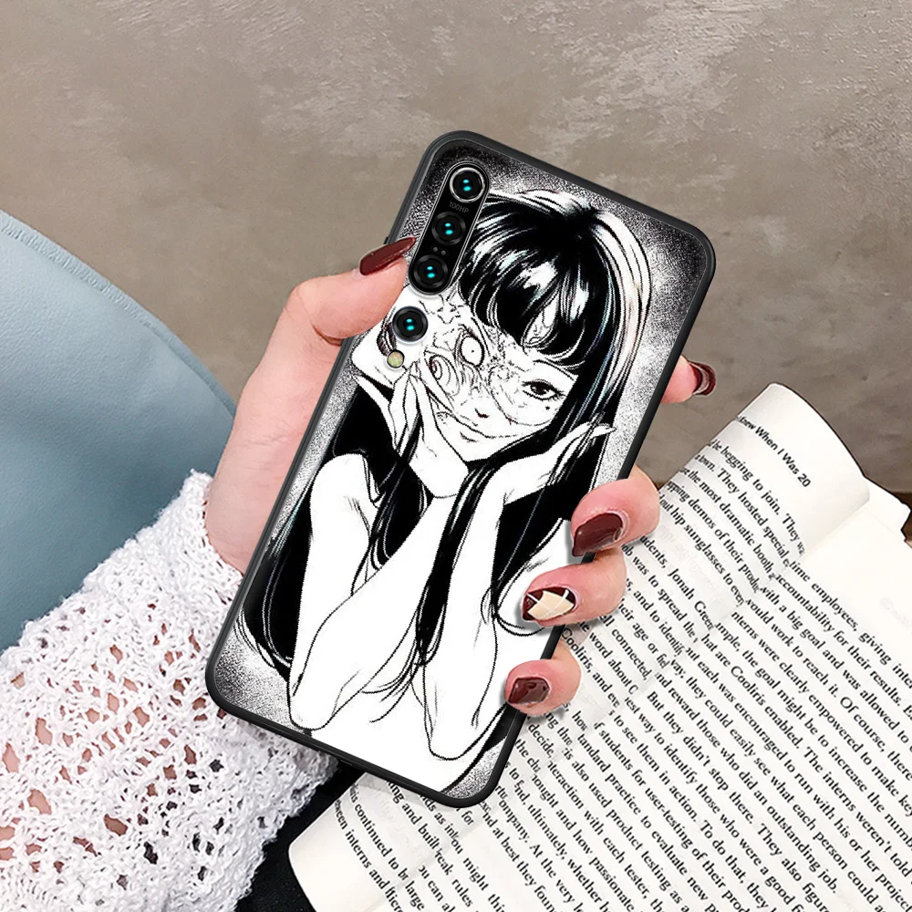 

Ito Junji Anime Phone Case For Xiaomi Mi Note 10 A3 9 MAX 3 A2 8 9 Lite Pro Ultra black Cell Silicone Coque Pretty Shell 3D Back