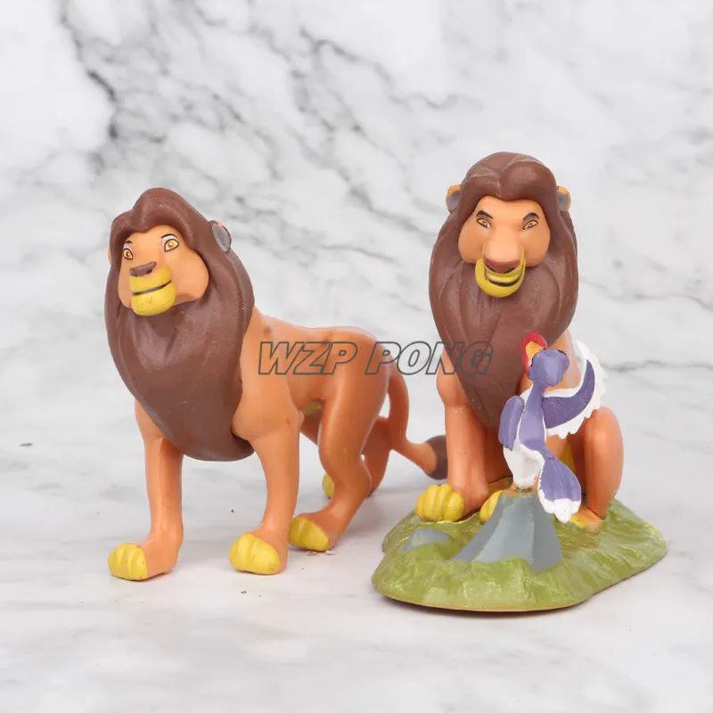 8 см лев Король аниме Simba король фигурка куклы игрушки ПВХ Коллекционная модель