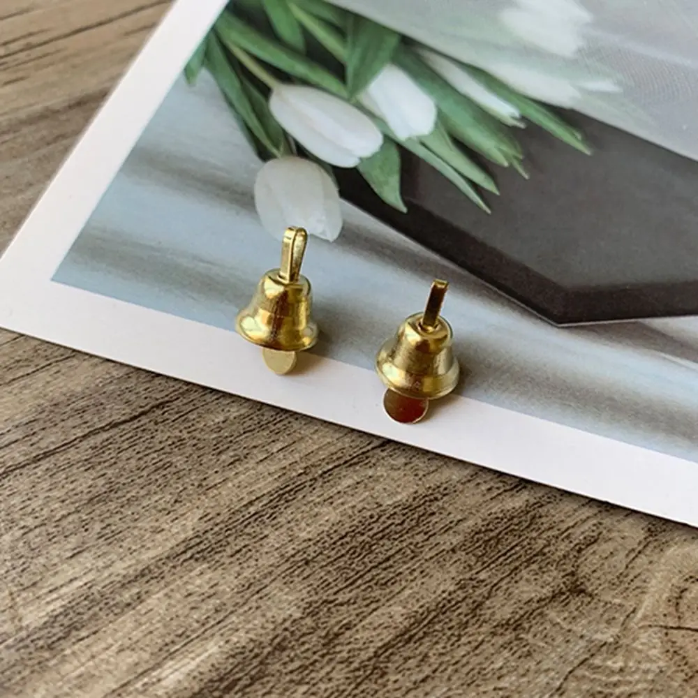 15/20/25Pcs Mini Metal Horn Bell Opening for BJD Doll Christmas Tree Ornaments DIY Handmade House Becor Accessories | Игрушки и хобби