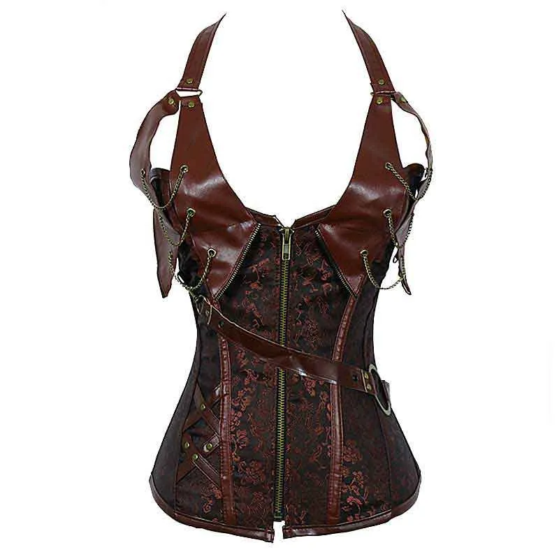 

New Bustier Corset Women Top Waist Trainer Corset Plus Size Bodysuit With G-strings Sexy Lingerie 6XL Summer Dress Steampunk