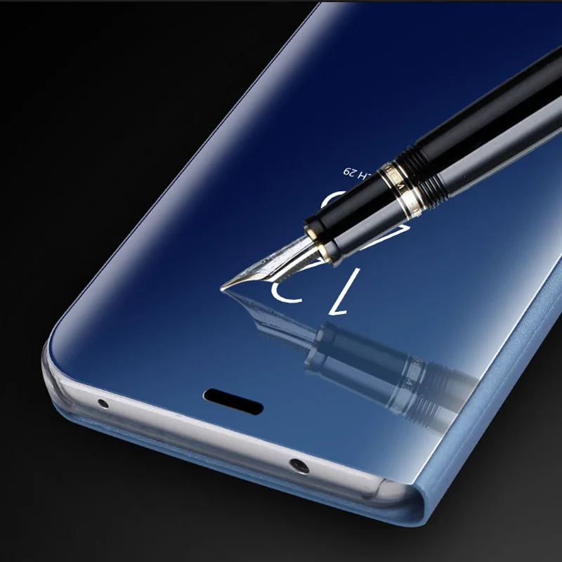 Умный зеркальный флип-чехол для huawei P20 P30 P10 Lite Pro Y9 Y7 Y5 Y6 P Smart mate 30 20 Pro для Honor V20 10 Lite 8X 9X чехол