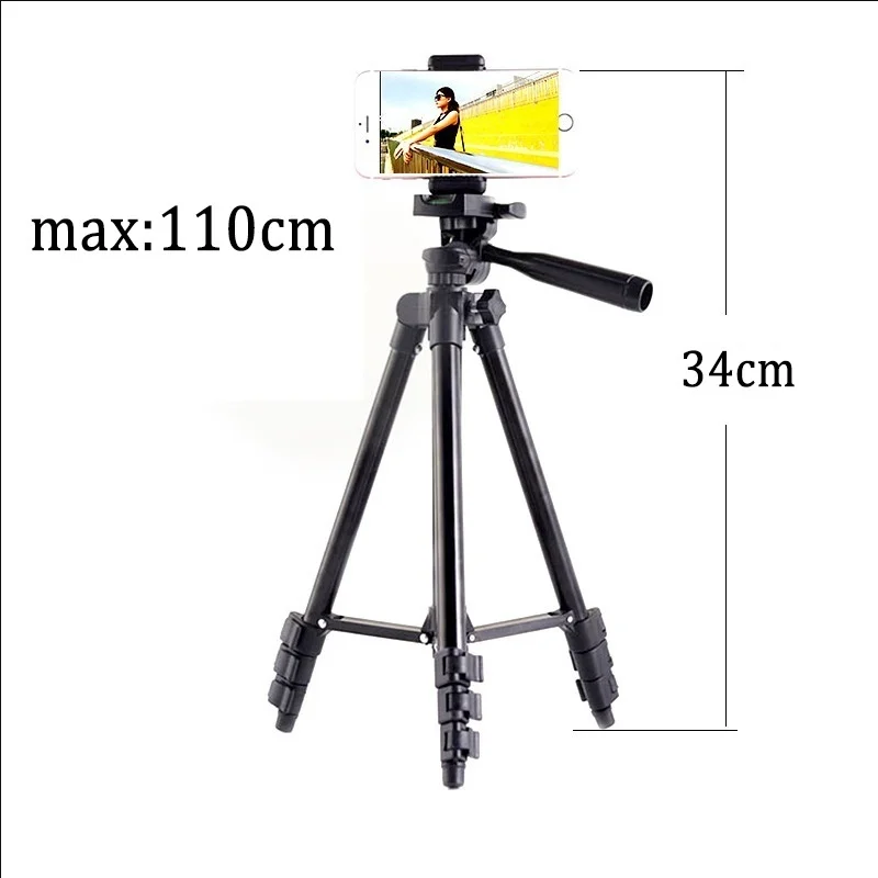 professional phone tripod stand holder with ball head bag tripodstand tripod free global shipping