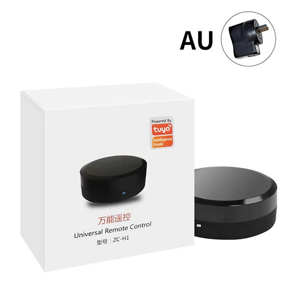 with AU adapter Timethinker Tuya Smart IR Hub пульт дистанционного управления Голосовое управление для кондиционера ТВ работа с Alexa Google Home для samsung IOS - Цвет: with AU adapter