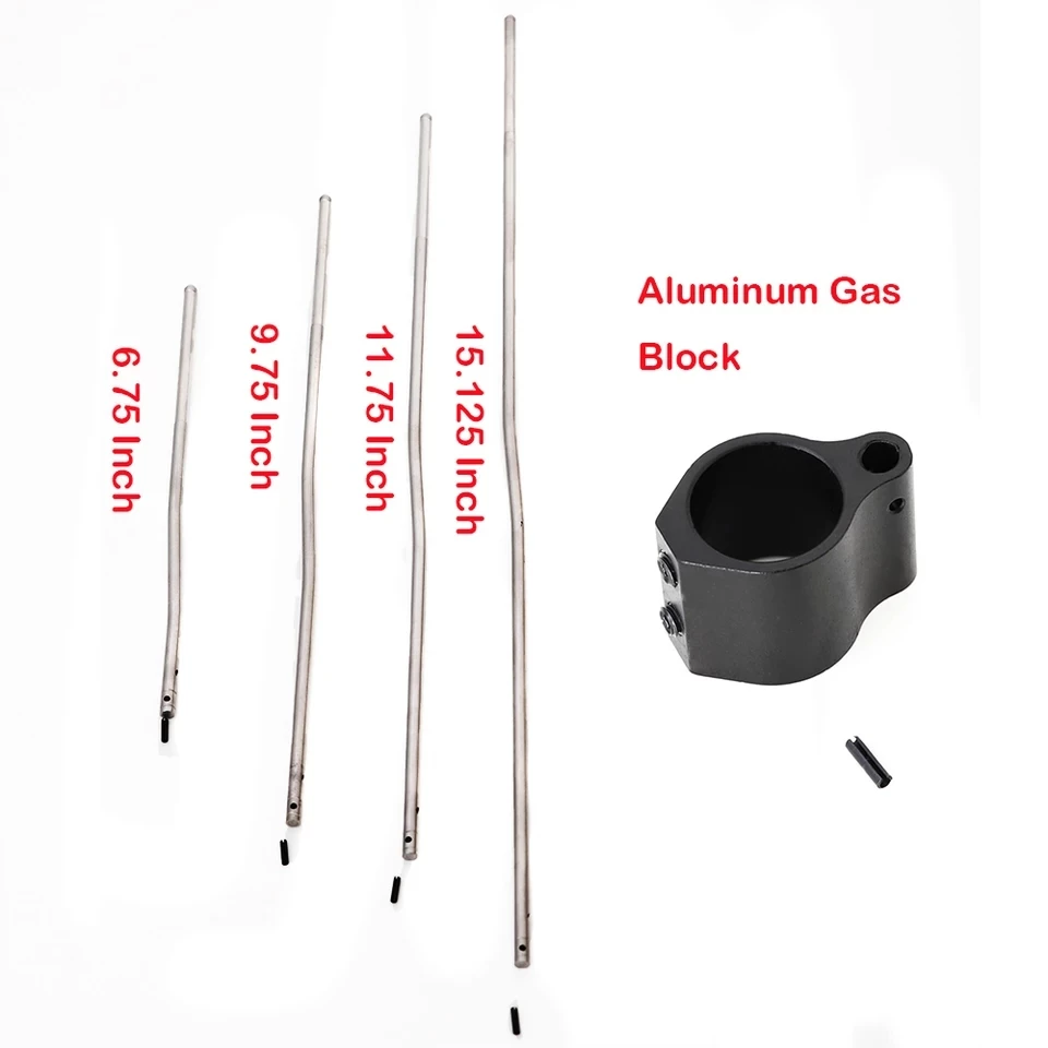 

Tactical Micro Rifle Gas Block Tube Low Profile .750 5.56 223 with Steel Roll Pin 0.75 Inch Dia M4 AR15 Roll Pin Hunting
