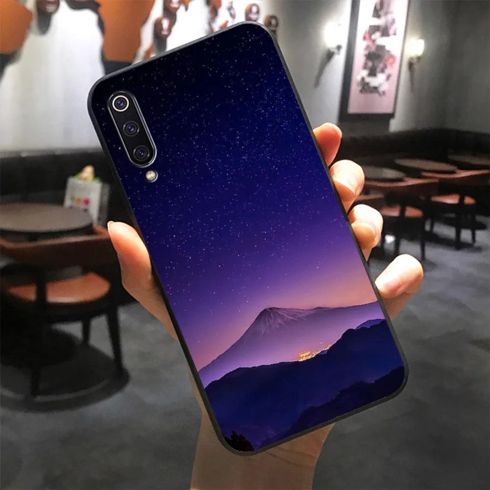 Милый чехол для телефона BaweiTE Mountain Peak Forest Bling Xiaomi 8 9 se 5X Redmi 6pro 6A 4X 7 5plus note 5 |