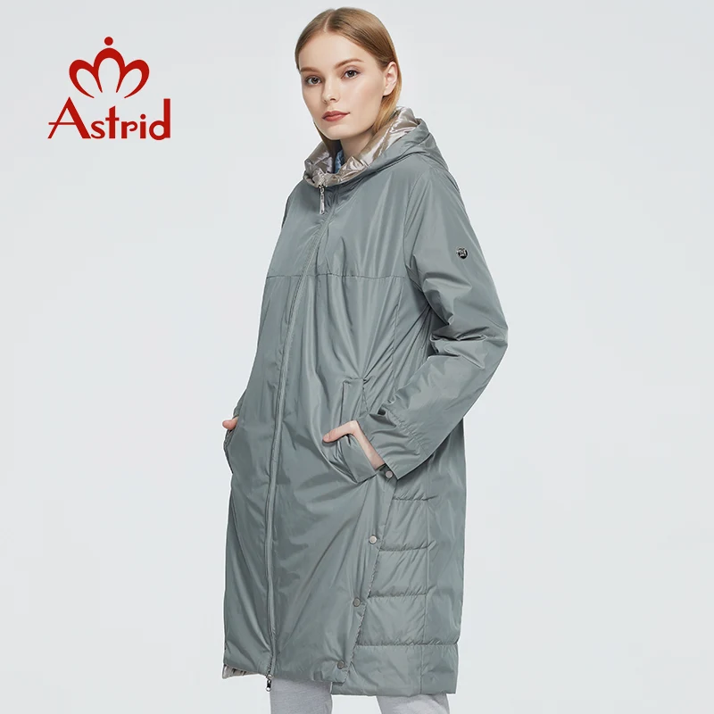 Astrid 2021 Новое зимнее женское пальто Женская длинная теплая парка модная куртка с