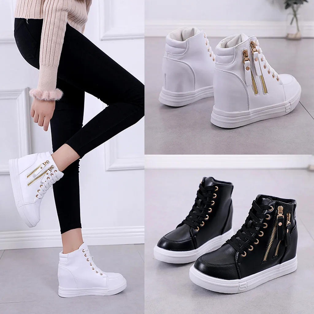 

Women Boots 2019 New Fashion Leather Black Women Winter Shoes Rubber Boots For Women Mid Calf Female Boots Dropship 7192