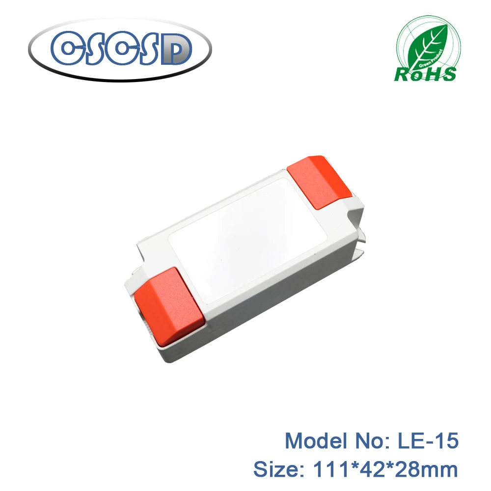 1Pcs 111*42*28mm CSCSD Plastic Project Junction Box For Slim LED Driver Enclosure | Обустройство дома