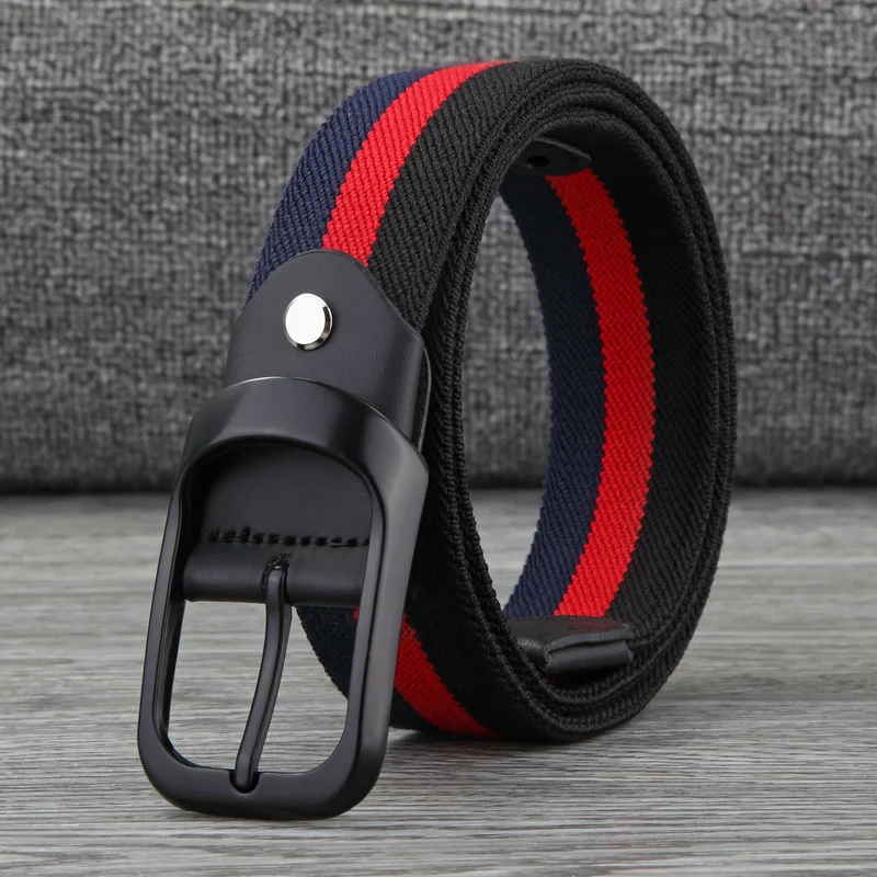 CETIRI эластичный холщовый ремень мужской и женский Высококачественный ремень с пряжкой холст военный пояс Роскошные джинсы тактический ремень - Цвет: style 9