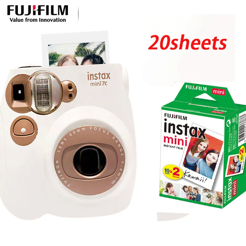 Однократная мини камера Fuji instax mini 7C Polaroid Mini7C подарок для ребенка|Плёночные и
