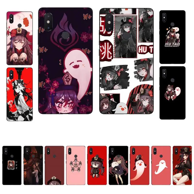 

YNDFCNB Genshin Impact hu tao Phone Case for Xiaomi mi 8 9 10 lite pro 9SE 5 6 X max 2 3 mix2s F1