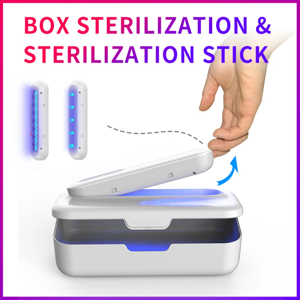 УФ стерилизатор для дома и офиса коробка со съемными антибактериальными