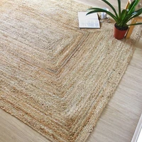 120x180cmjute carpet home decoration handmade runner handmade antique carpet weaving style
