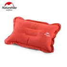 Подушка NatureHike надувная из замши, для пешего туризма, Походов, Кемпинга, мягкая защитная для шеи