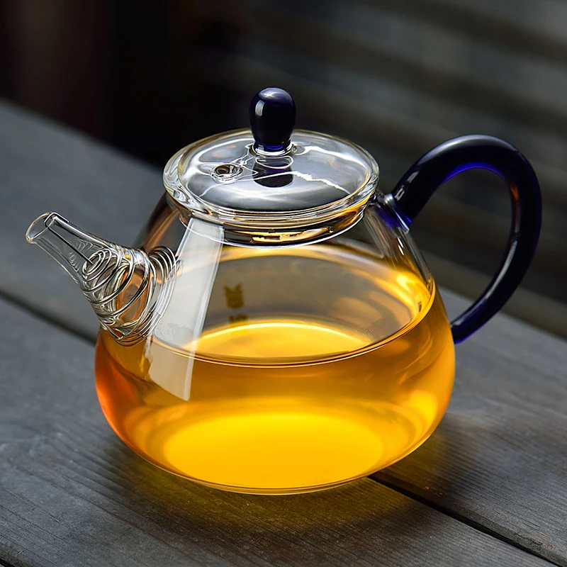 230 мл мини термостойкого Стекло небольшой Чай горшок чайный набор кунг-фу