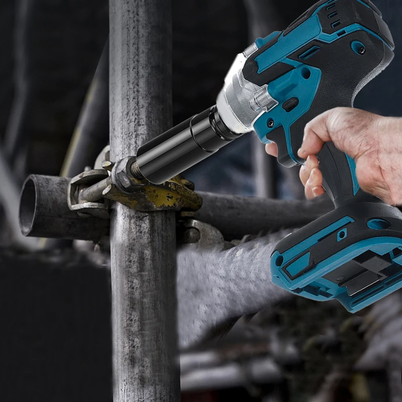 

18V Cordless Electric Screwdriver Speed Brushless Impact Wrench Rechargable Drill Driver LED Light For Makita Battery