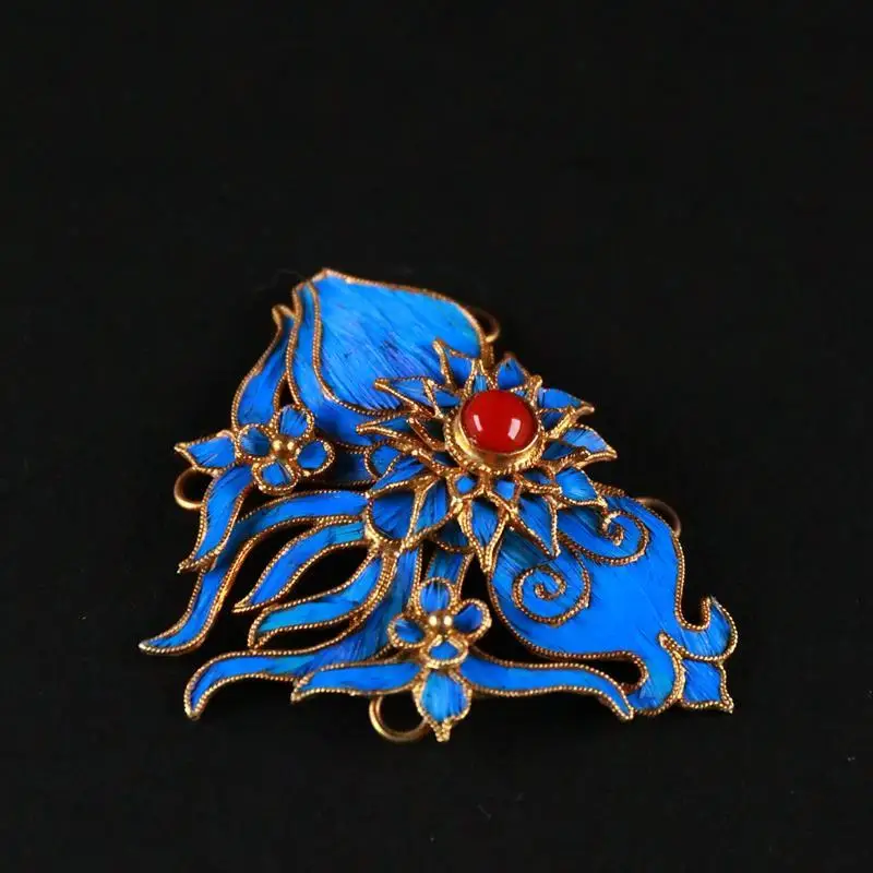 

Дизайнерские оригинальные заколки для волос персиковый бергамот запрещенный город с той же брошью аксессуары для женщин антикварные ювели...