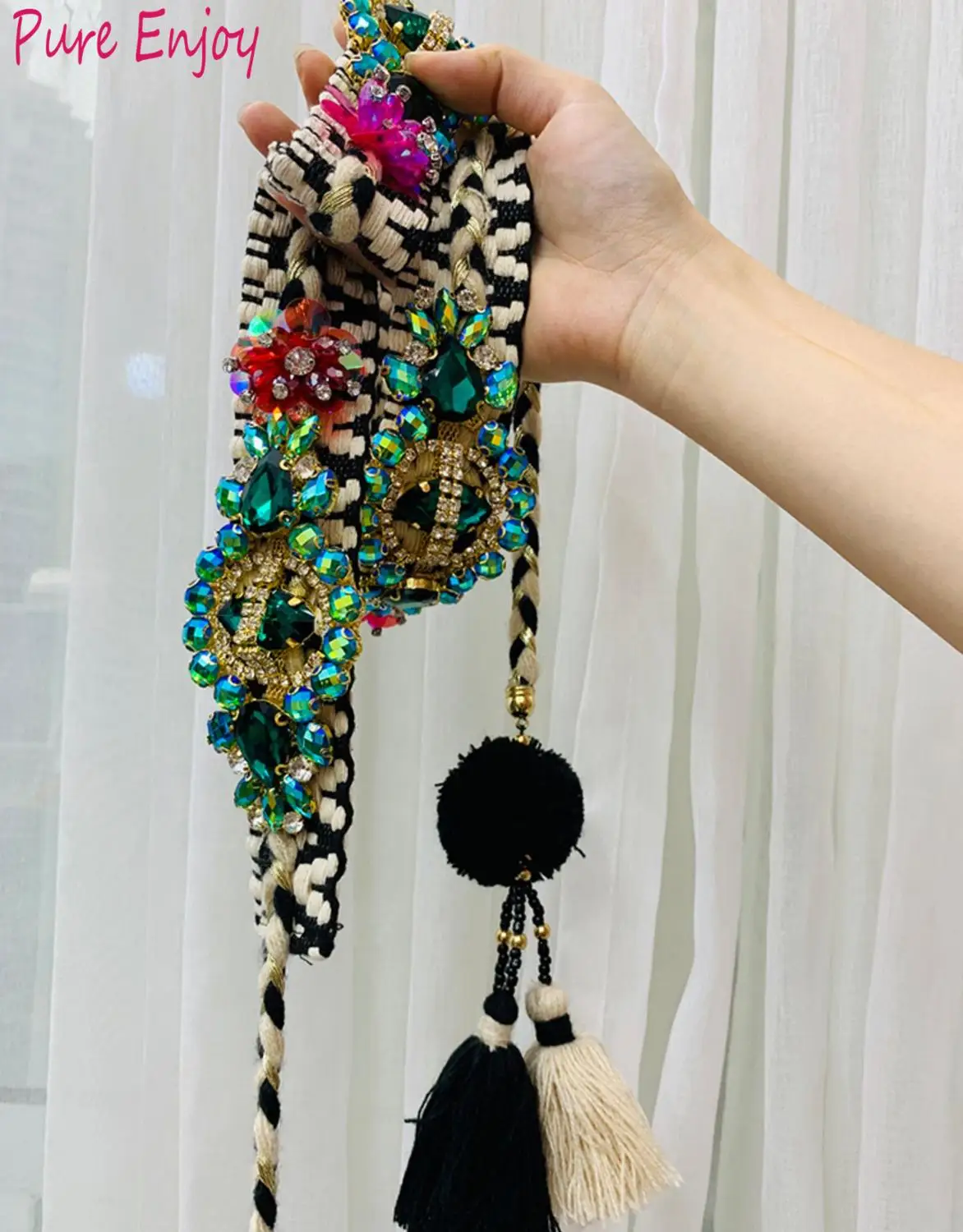 

Handmade rhinestone dance oriental dance belly dance waist chain belly dance dance Anti-scratch Rhinestone Tassel waist chain