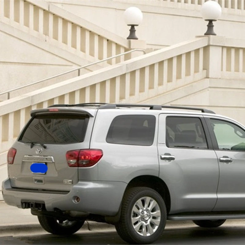 Спойлер 2008-2015 из АБС-пластика для Toyota Sequoia Неокрашенный задний спойлер на крыло