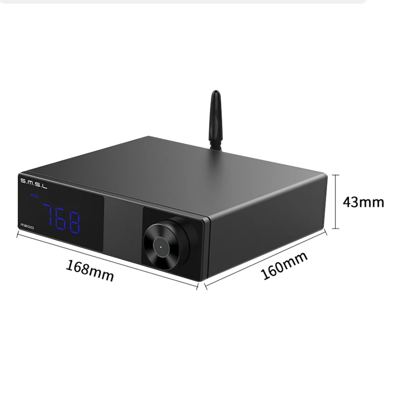 ЦАП SMSL M200 AK4497EQ DAC Bluetooth аудио 5 0 Поддержка 32 бит/768 кГц DSD512 декодер с дистанционным