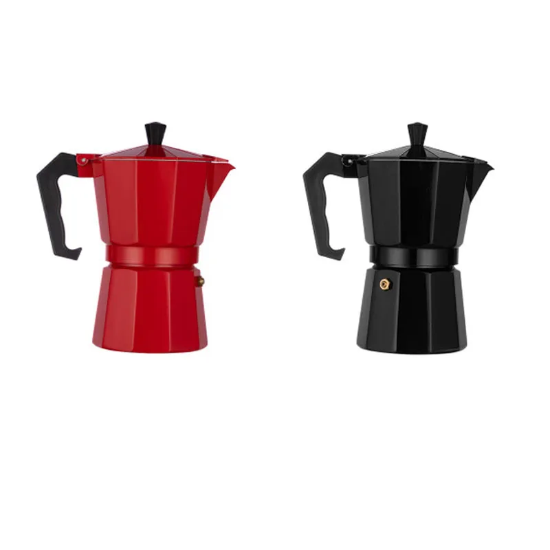 Алюминий Moka чайник матовый текстурированный кофе Heatable Итальянский Эспрессо