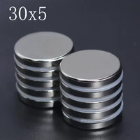 12510 pcs 30x5 neodymium magnet 30mm x 5mm n35 ndfeb round super powerful strong permanent magnetic imanes disc