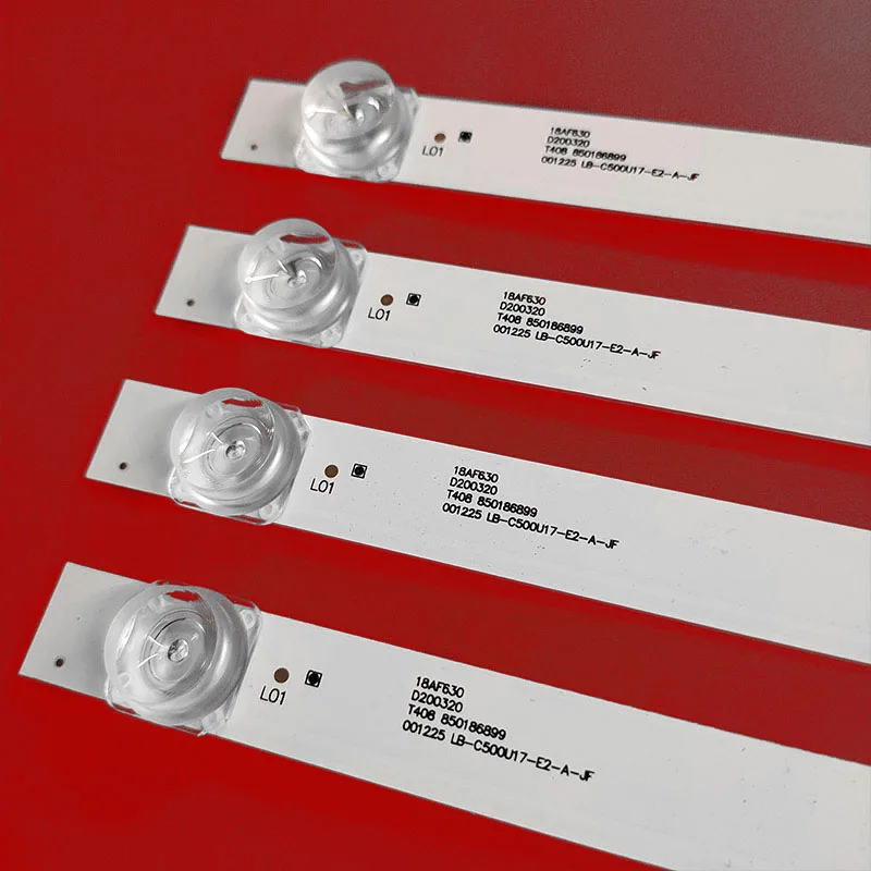 

20pcs 970mm LED Backlight strip 9 lamps CH50L73A-V01 CH50L73A-V02 JL.D50091330-002FS-M LB-C500U17-E2-a for 50F9 50D2P 50Z7G